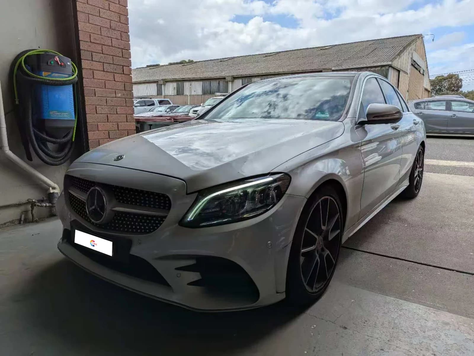 Mercedes-Benz C-Class at C1 Automotive workshop in Oakleigh South, Melbourne